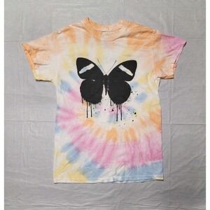 Ed Sheeran Mathematics Butterfly Tour Band Tie Dye T Shirt Men's Size Small